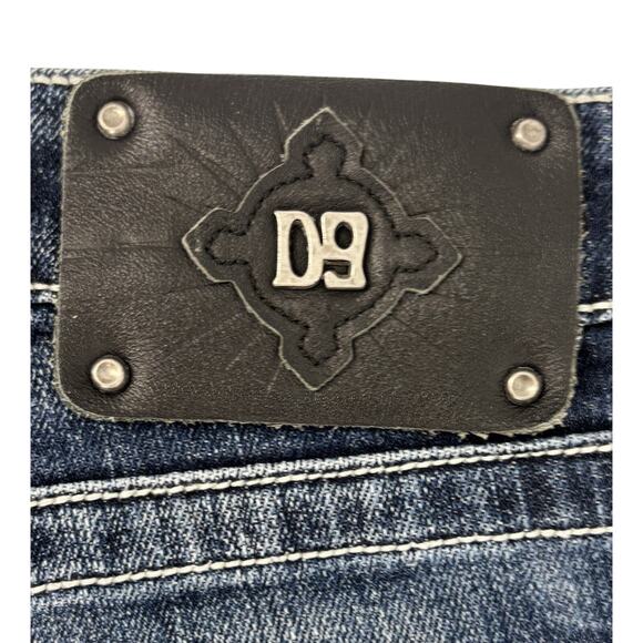 D9 Women's Turner Jeans Size 30 Bootcut Embellished Rhinestones 5-Pocket Styling - Picture 7 of 8